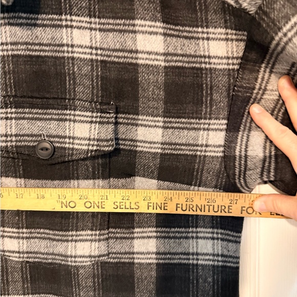 Alpine Monochrome Plaid 2xl Shirt Jacket - Picture 4 of 10